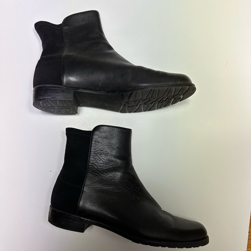 Stuart Weitzman Black Leather Boots - Women’s - Size 8
